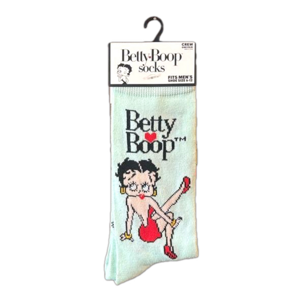 3/$18 Betty Boop Crew Socks NWT